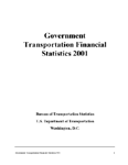 Government Transportation Financial Statistics 2001