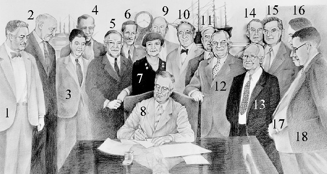 Illustration of Act's signing