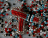 Photo of beaded HIV/AIDS ribbon