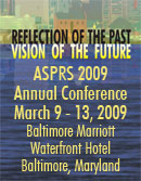 ASPRS Baltimore 2009. March 8-13th