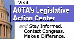 AOTA's Legislative Action Center (blue)