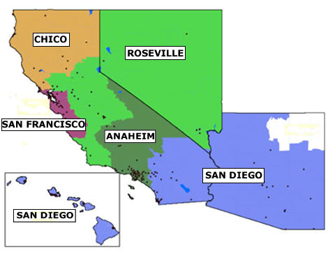 MAP showing PASS areas