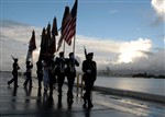 USS OKLAHOMA MEMORIAL  - Click for high resolution Photo