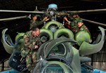 HELICOPTER MAINTENANCE - Click for high resolution Photo