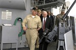 TOURING USS VICKSBURG - Click for high resolution Photo