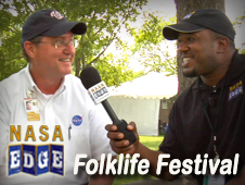 Dan and Franklin at the Smithsonian Folklife Festival