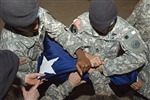 FLAG FOLDING - Click for high resolution Photo
