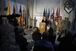 BAGHDAD PRESS CONFERENCE - Click for high resolution Photo