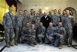 WITH THE TROOPS - Click for high resolution Photo