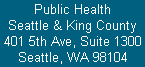 Public Health's mailing address