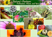'Nature's Partners. Pollinators, Plants and You,' photo collage.