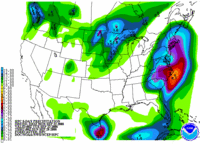 5 Day Total Precipitation from the HPC