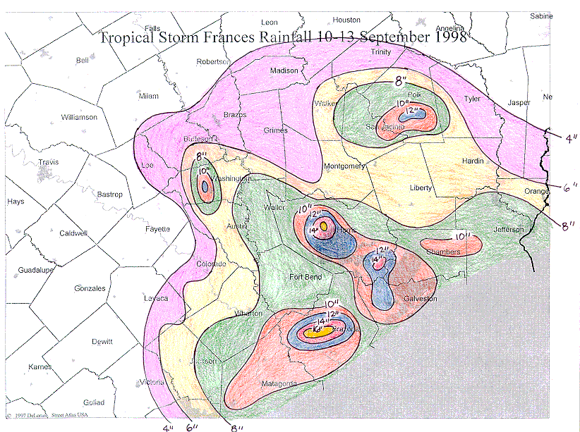 Frances Rainfall Image