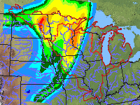 Day 1 24 hour QPF