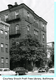 Provident Hospital, c. 1950. Courtesy Enoch Pratt Free Library, Baltimore