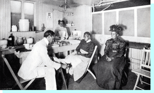 Outpatient surgery clinic, 1900. Courtesy National Library of Medicine