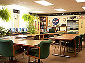 The inside of NASA's Aerospace Professional Development Center