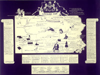 Literary Map of Pennsylvania
