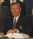 The United States, represented by Attorney General John Ashcroft, signed the United Nations Convention Against Corruption in Merida, Mexico on December 9, 2003. [Department of State photo]