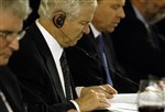 GATES ATTENDS NATO MEETINGS - Click for high resolution Photo