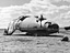M2-F2 lifting body aircraft after crash.