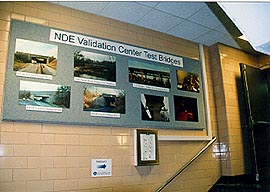 Test bridges in Pennsylvania and Virginia enable NDE researchers to investigate the effect of the environment on NDE reliability and system performance.