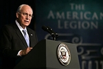CHENEY ADDRESSES LEGION - Click for high resolution Photo