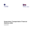 Government Transportation Financial Statistics 2003