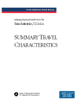 American Travel Survey (ATS) 1995 - Metropolitan Area Summary Travel Characteristics: San Antonio, Texas MSA