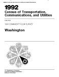 Commodity Flow Survey (CFS) 1993: Washington