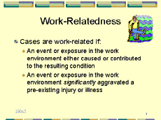 Slide 9 - Work-Relatedness