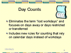 Slide 18 - Day Counts