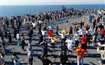 EXERCISE ON DECK - Click for high resolution Photo