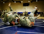 COMBAT WRESTLING - Click for high resolution Photo