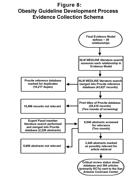 Figure 8. Obesity Guideline Development Process Evidence Collection Schema