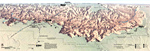 Grand Canyon National Park Panorama Map.