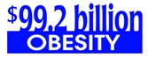 Graphic showing the total costs attributed to Obesity--$99.2 billion