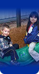 Photo of a girl and boy