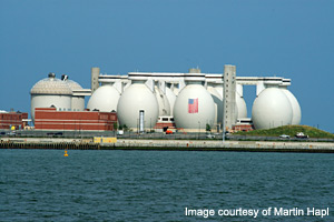 Storage Facility with Flag - copyright © 2006 Martin Hapl - used with permission