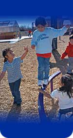 Photo of children playing in a playground