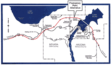 Map of Promentory Point alternative.