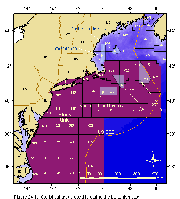 Figure 24.1 Statistical areas used to define the butterfish stock.