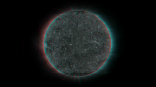 This is a stereographic version of the movie. Red/Cyan stereo glasses are required to view it properly. <img src='/images/stereoicon.png' >