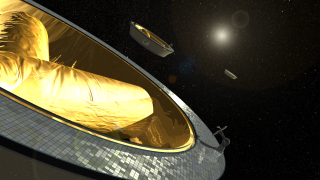 LISA's three spacecraft are separated from each other by 5 million kilometers. 