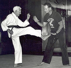 Photo of karate black belt Eleanor Hyndman. - Click to enlarge in new window.