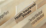 Folder with a label reading 'Health Insurance\Private'