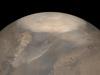 Early Spring Dust Storms at the North Pole of Mars