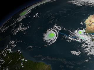Hurricane Isabel is classified as a Tropical Storm on September 6, 2003.