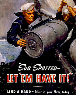 Image of Recruiting Poster for the Navy