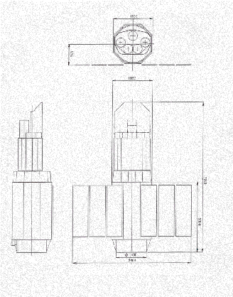 A drawing of Astro-E